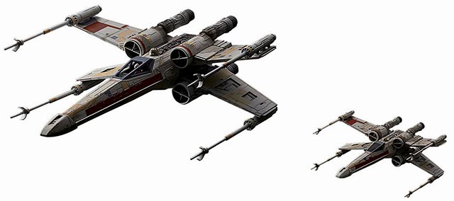 1/72 & 1/144 Red Squadron X-Wing Starfighter English Color Guide ...