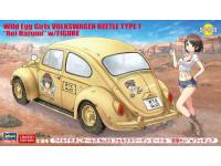 Hasegawa 1/24 Wild Egg Girls VOLKSWAGEN BEETLE TYPE 1 'Rei Hazumi' w/FIGURE (SP488) Color Guide & Paint Conversion Chart  - i0