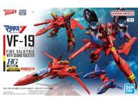 bandai hg 1/100  vf-19 custom fire valkyrie with sound booster color guide and paint conversion chart 