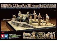 Tamiya 1/35 GERMAN 7.62cm Pak 36(r) NORTH AFRICA SCENERY SET (32408) Color Guide and Paint Conversion Chart  - i0