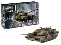 Revell 1/72 M1A1 AIM(SA)- M1A2 Abrams (03346) Colour Guide and Paint Conversion Chart  - i0