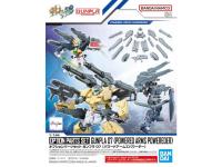 bandai 1/144 option parts set gunpla 07 (powered arms powereder) color guide and paint conversion chart