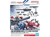 Bandai 1/144 Option Parts Set Gunpla 12 (Large Railgun) Color Guide and Paint Conversion Chart - i0