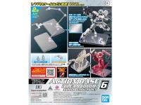 BANDAI ACTION BASE 6 (CLEAR COLOR) MIRROR STICKER SET - i0