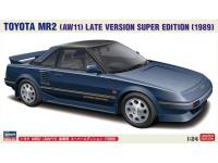 hasegawa 1/24 toyota mr2 (aw11) late version super edition (1989) (20725) 