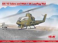 ICM 1/48 AH-1G Cobra and M8A1 US Landing Mat (48298)  - i0