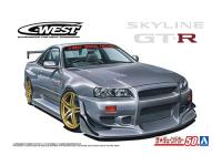 Aoshima 1/24 NISSAN C-WEST BNR34 SKYLINE GT-R '02 (No.50)  - i0