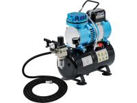 Master Airbrush 1/5 HP Cool Runner II Dual Fan Tank Air Compressor Kit Model TC-326T - Professional Single-Piston with 2 Cooling Fans, Runs Longer Without